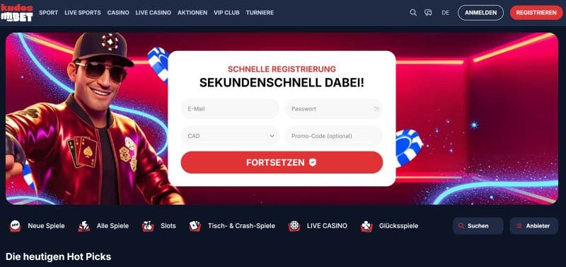 KudosBet Casino Übersicht